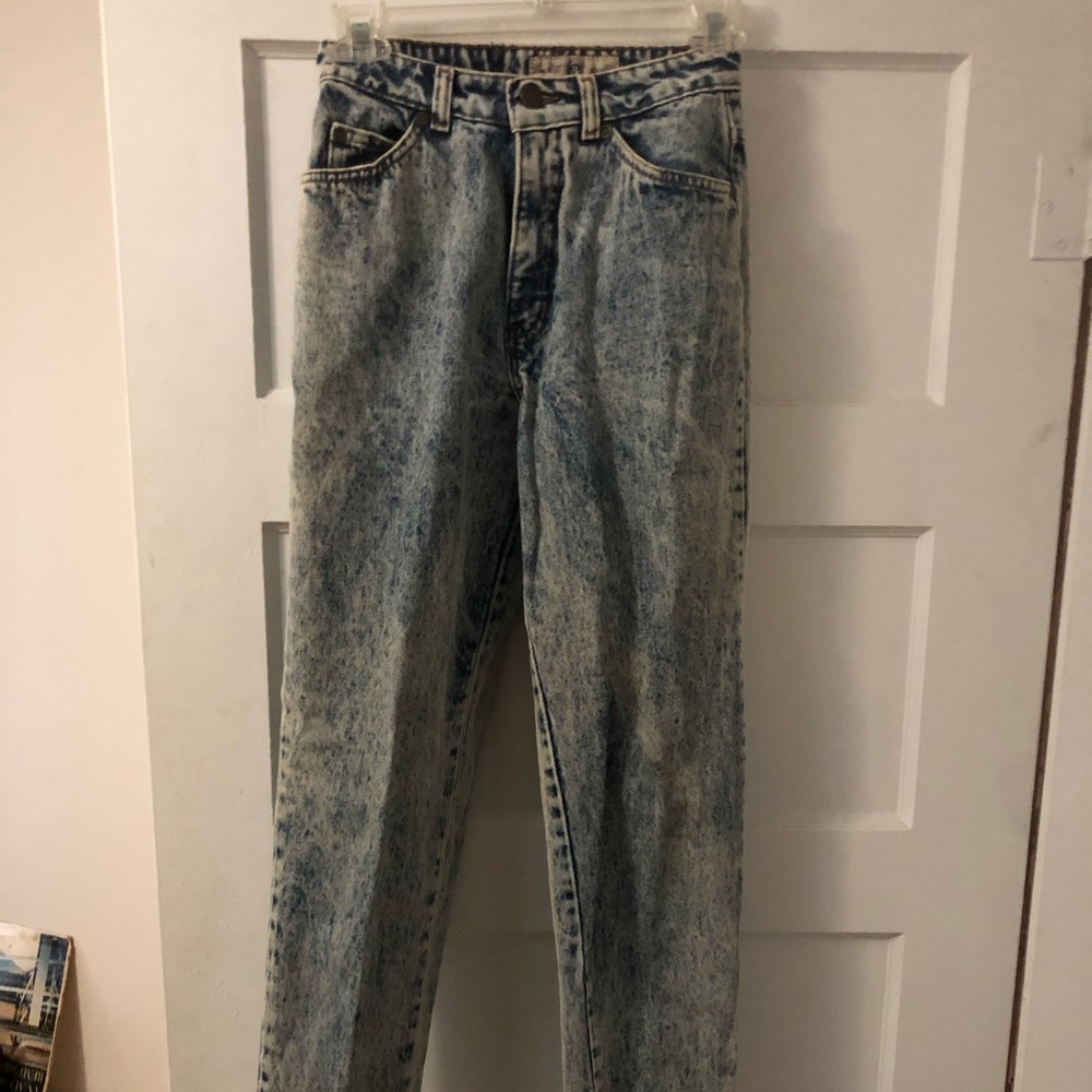 Vintage Acid Wash Gap High Waisted Jeans